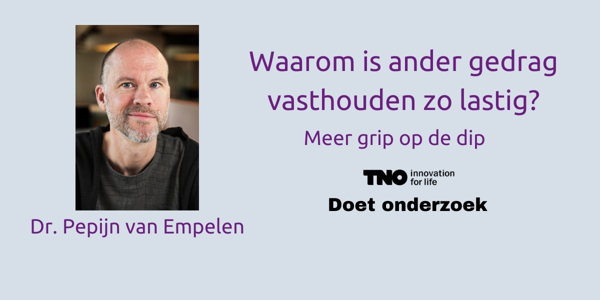 TNO doet onderzoek met Stichting Je Leefstijl Als Medicijn